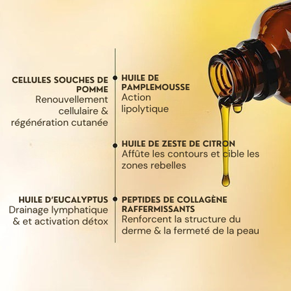 Huile de massage anti-cellulite